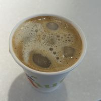 Iced Flat White mit Hafermilch 5,70€  at Gutmut in Linz