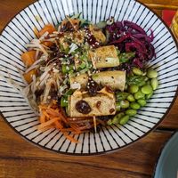 Rainbow Asparagus bowl at Shiyu in Vienna