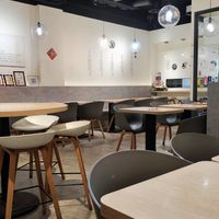Inside the restaurant at Niu Yi Guan Beef Noodles - 牛易館牛肉麵 in Taipei
