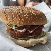 Chicken sandwich with bacon   at Mity Nice Cafe in Clearwater