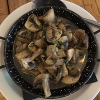 Garlic mushrooms   at Tapa the World in Sacramento
