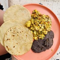 Tofu scramble  at VEGGIE  in Cancun
