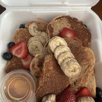 Frenchtoast take away  at VEGGIE  in Cancun