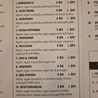 Menu Feb 2026 at Pizzaminded in Pascoe Vale