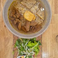 Bun Hue (Vegan Beef Noodle Soup) at Mr. Khang Vegan Deli in Nha Trang