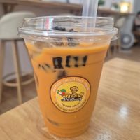 Thai Milk Tea with Grass Jelly at Mr. Khang Vegan Deli in Nha Trang