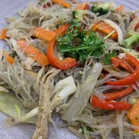 Stir-fried Glass Noodles with Vegetables🇵🇸⚖️🗝️🇻🇳🏴󠁧󠁢󠁳󠁣󠁴󠁿🇿🇦🌏🇵🇸 at Mr. Khang Vegan Deli in Nha Trang