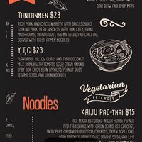 I had the Y, T, C. Unique, flavorful, rich   at Kaiju Noodle Bar in San Juan