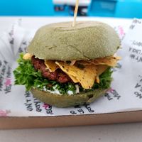 Nacho Taco Burger at Veg Van in Auckland
