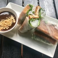 spring rolls at Basil and Mint in Camarillo