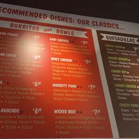 Dishes at Dolores Burritos in Berlin