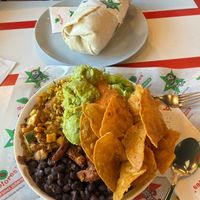 We got 1 vegan burrito and 1 vegan bowl  at Dolores Burritos in Berlin