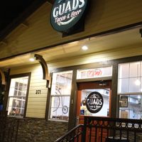 Outside the building at Guads Tacos & Beer  in Davis