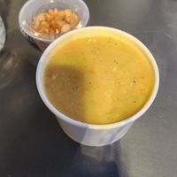 Lentil soup at Mamoun's Falafel - East Village in New York City