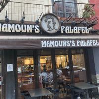 Front at Mamoun's Falafel - East Village in New York City