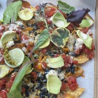 Dell’z vegan nachos at DellzVille in Charleston