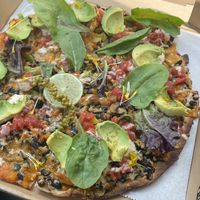 Jazzy pizza  at DellzVille in Charleston