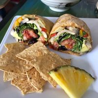 Portobello wrap minus the feta.   at DellzVille in Charleston