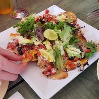 Vegan Nachos at DellzVille in Charleston