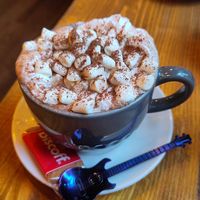 hot chocolate at Crank Cafe @ Crank Studios in Morley