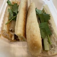 Falafel banh mi  at La Tour Cafe - Queen St in Honolulu