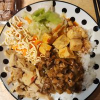 Double sauce bibimbap at Miao Guanyin - 妙觀音素食 - Zhongzheng District in Taipei