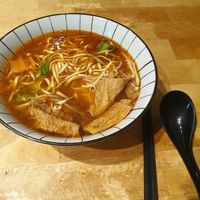 Spicy Stinky Tofu Soup at Miao Guanyin - 妙觀音素食 - Zhongzheng District in Taipei