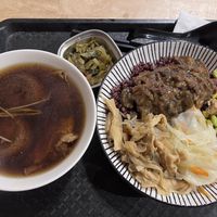 Vegan Set Meal with red rice ($170)  at Miao Guanyin - 妙觀音素食 - Zhongzheng District in Taipei