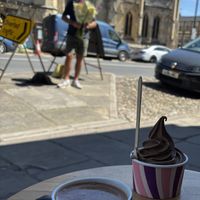 Pure hot chocolate and chocolate ice-cream    at Gemini Chocolate in Beverley