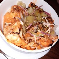 Vegan gf buffalo cauliflower - app at The Daily Kitchen & Bar in Richmond