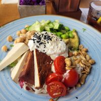 Vegan Buddha Bowl at Platzhirsch in Pforzheim