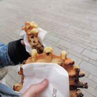 Gaufres vegan fourrage chocolat noir at La Belle Liégeoise Lyon - Ampère  in Lyon