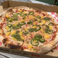 Yoda best - housemade pizza sauce, vegan cheese, pineapple, fresh jalapeno, cilantro vinaigrette at Pizzeria Don Luca in Wilmington