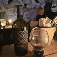 Nice wine. at Olde Hansa in Tallinn