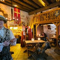 Medieval atmosphere. at Olde Hansa in Tallinn