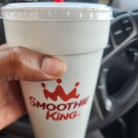 Vegan mixed berry smoothie at Smoothie King in Melissa