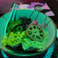 Ramen with sweet corn and 'milky' broth at Vegan Sushi Bar - Arnhem in Arnhem