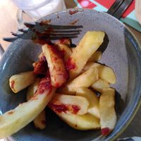 Chips - with ketchup (October 2024) at Marks and Spencer Café in Aberystwyth