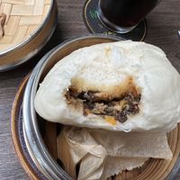 Inside filling of the Bahn Bao  at Miss Pho Restaurant in Berlin