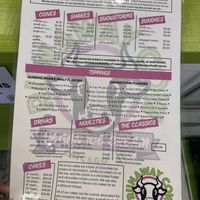 Great menu!  at Runaway Cow in Chicago