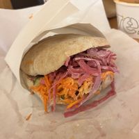 Chickpea Fritter  at Clover Food Lab in Burlington