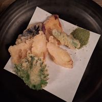 Tempura veggies at Gonpachi Odaiba - 権八 お台場 in Tokyo