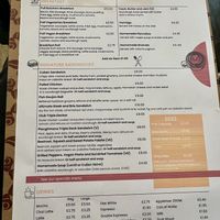 Menú   at Giraffe Cafe in Perth