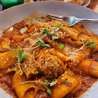 Vegan pasta at Francesca's Italian Kitchen in Wanaka