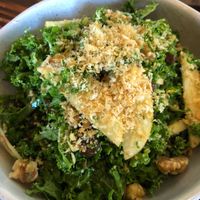 Kale salad (minus the Parmesan) at Francesca's Italian Kitchen in Wanaka