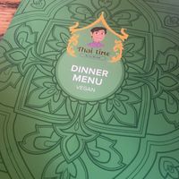 Vegan menu!  at Thai Time in Forest Row