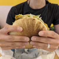 (Large) Vegan Lamb Pita at Pita Babes in Kerobokan Kelod