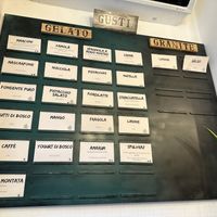 Eight vegan options  at Cremeria Marconi in Bologna