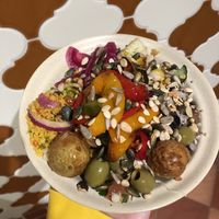 large salade  at Efteling - Kashba Restaurant in Kaatsheuvel