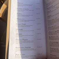 screenshot of pizza menu II  at I Capatosta in La Maddalena